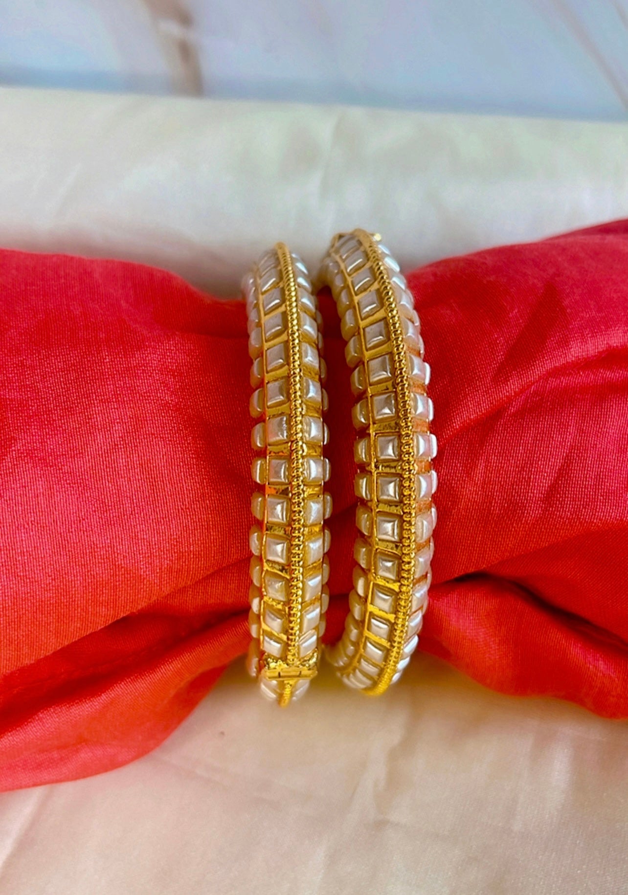 Precious Pearl Bangles