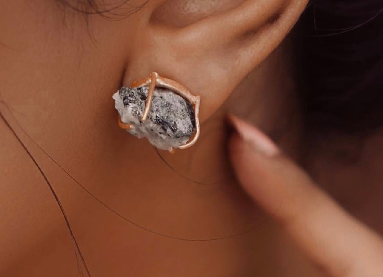 Rustic Raw Stone Necklace