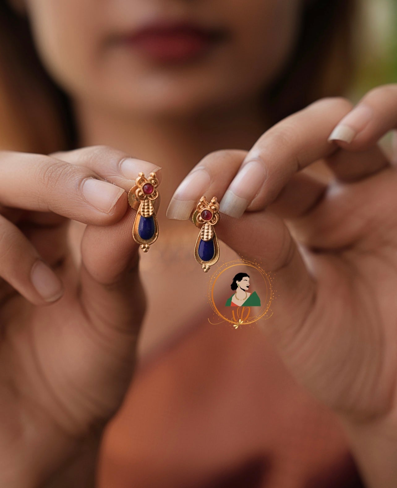 Sapphire & Ruby Palakka Necklace