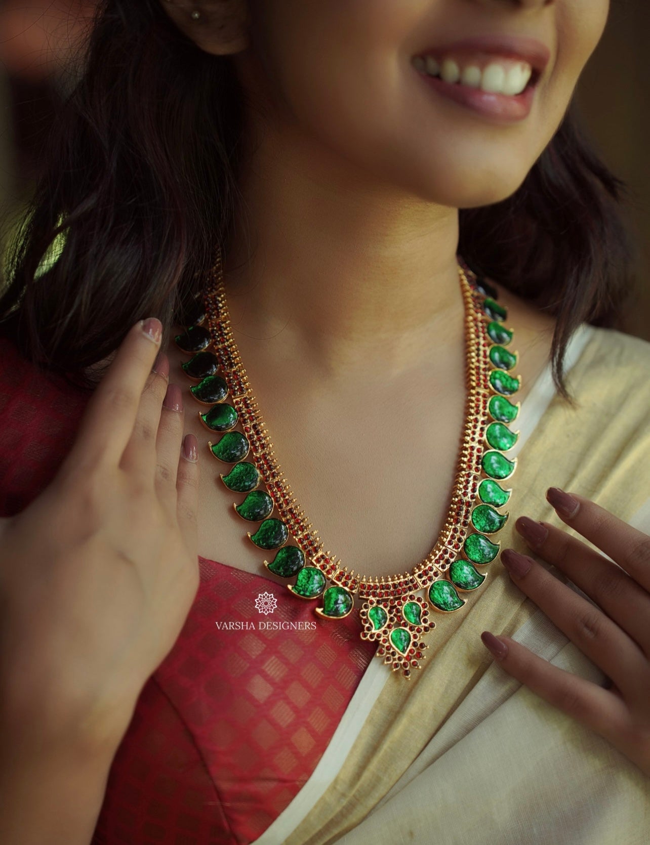 Traditional Kerala Style Palakka Maala