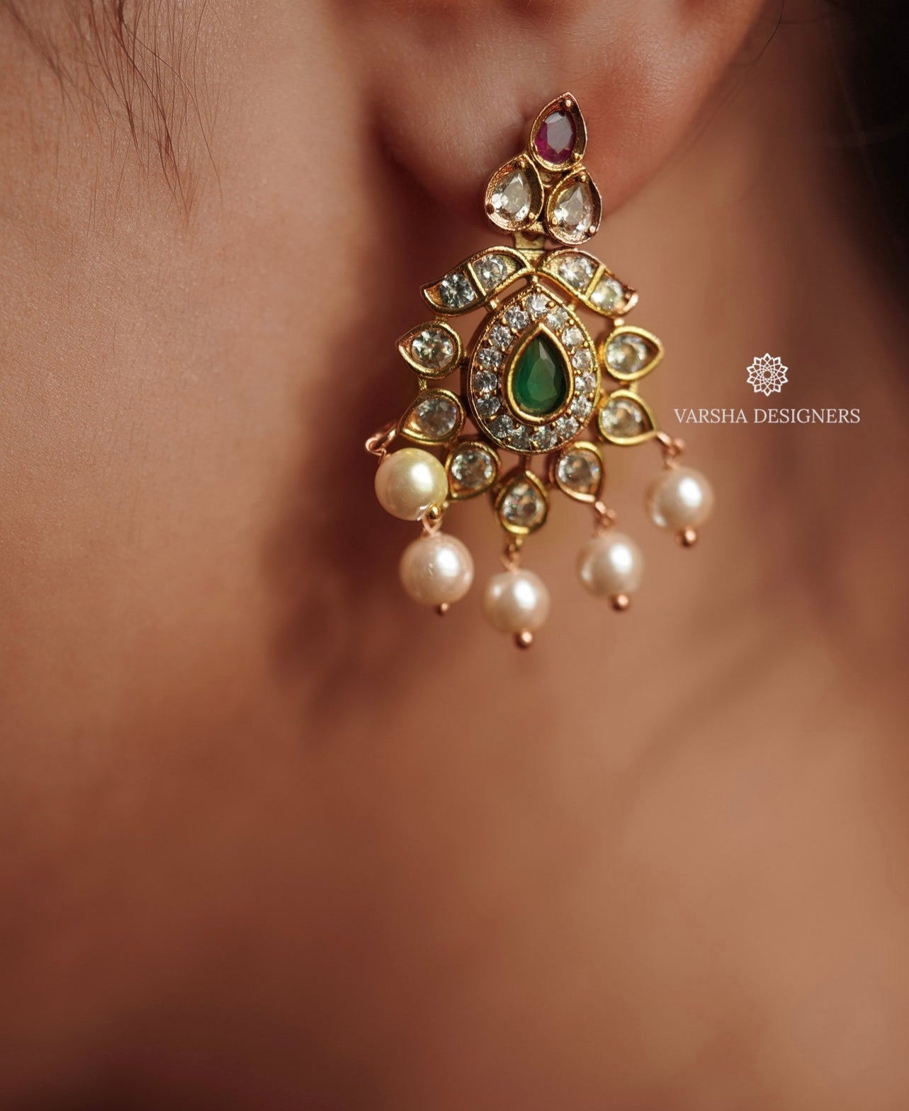 Traditional Stone Short Haram Set