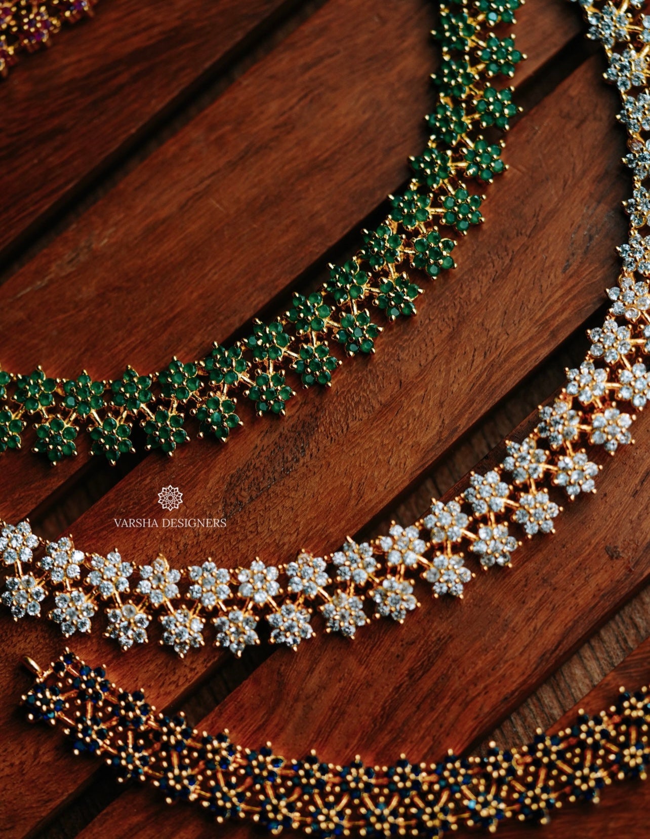 Two Layer Star Stone Necklace Set