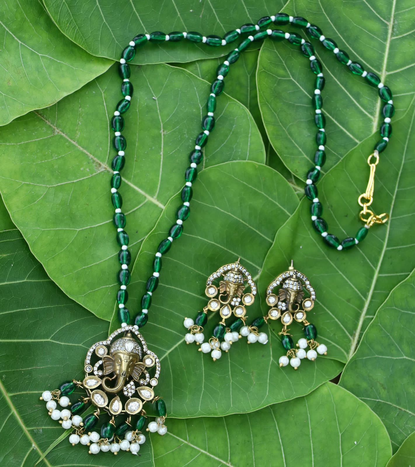 Victorian Vinayaka Beaded Chain