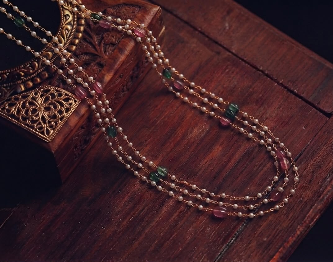 Layered Pearl Necklace