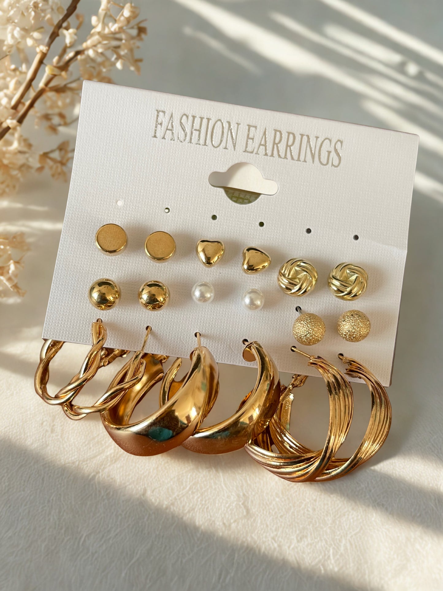 Sleek Earrings Set