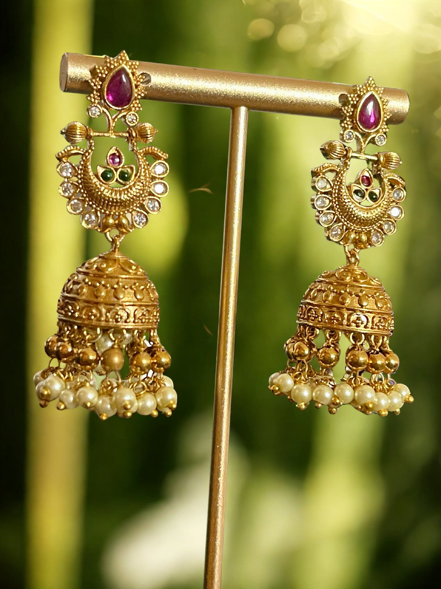 Antique Rivet Jhumka