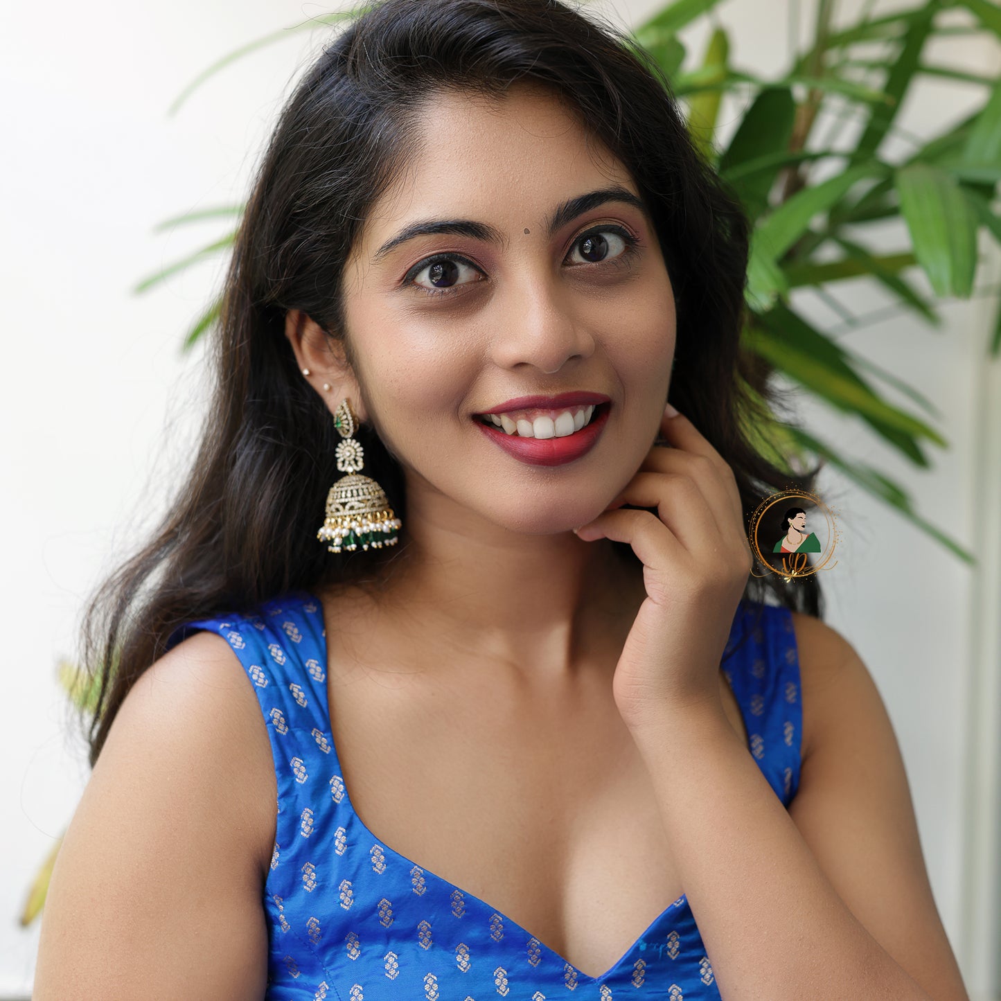 Emerald Victorian Jhumka