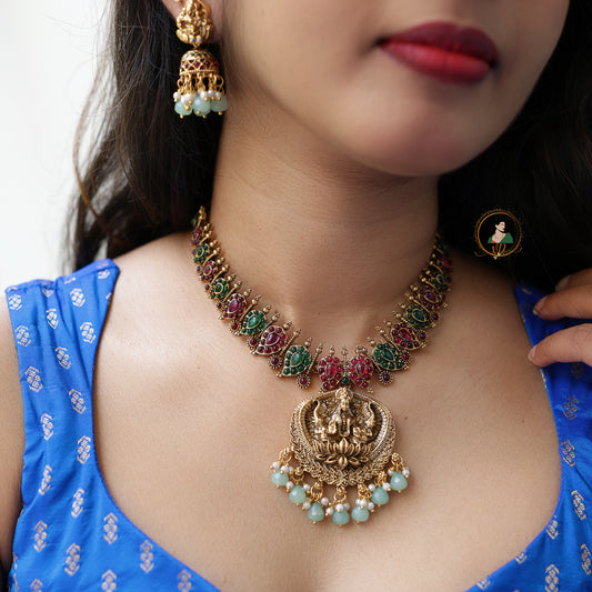 Nakshi Temple Bridal Necklace