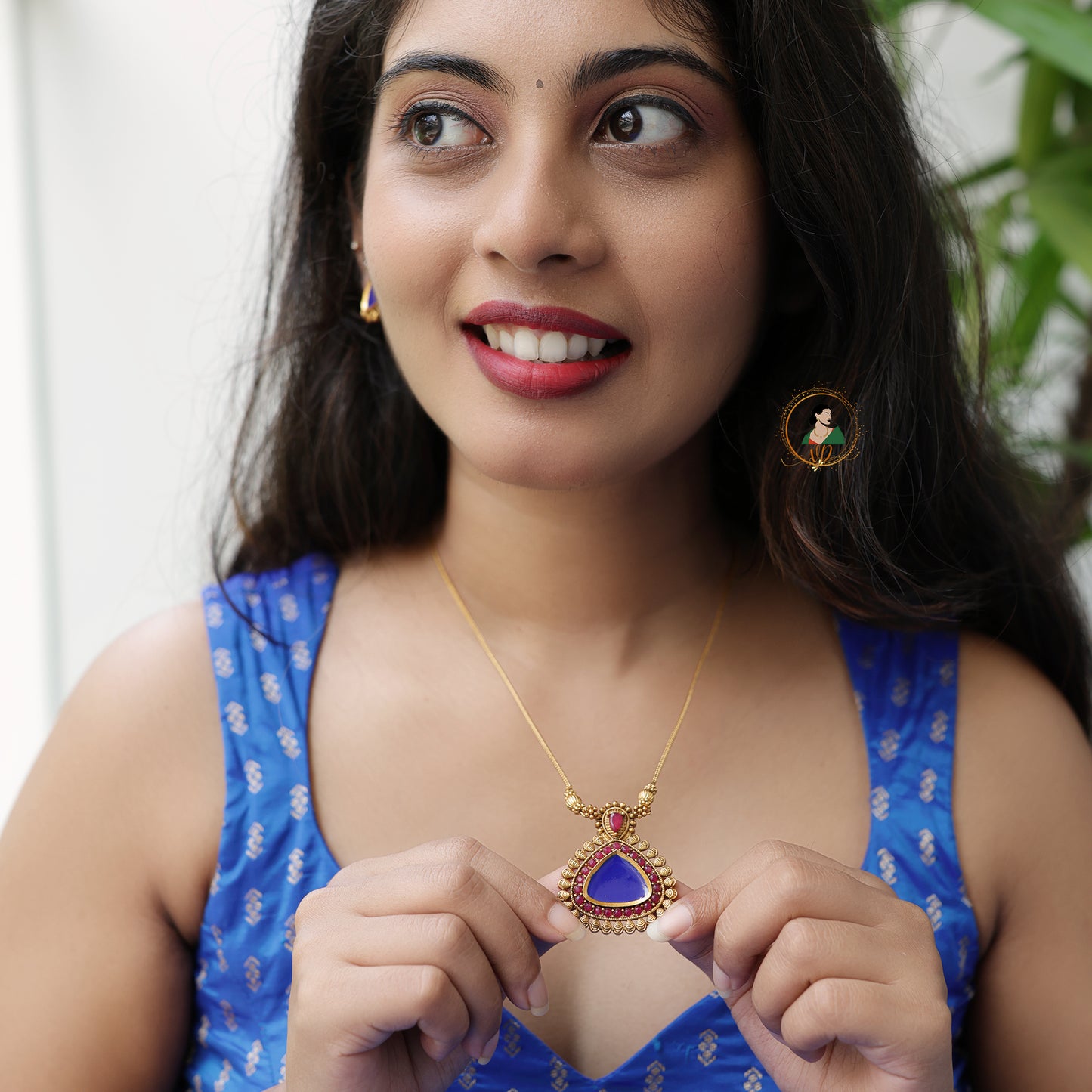 Sapphire Palakka Necklace