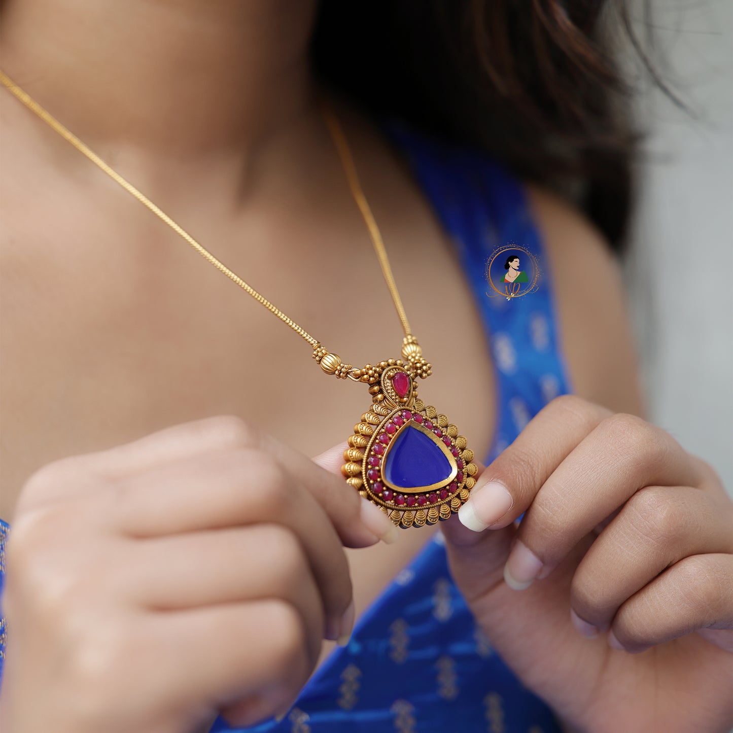 Sapphire Palakka Necklace
