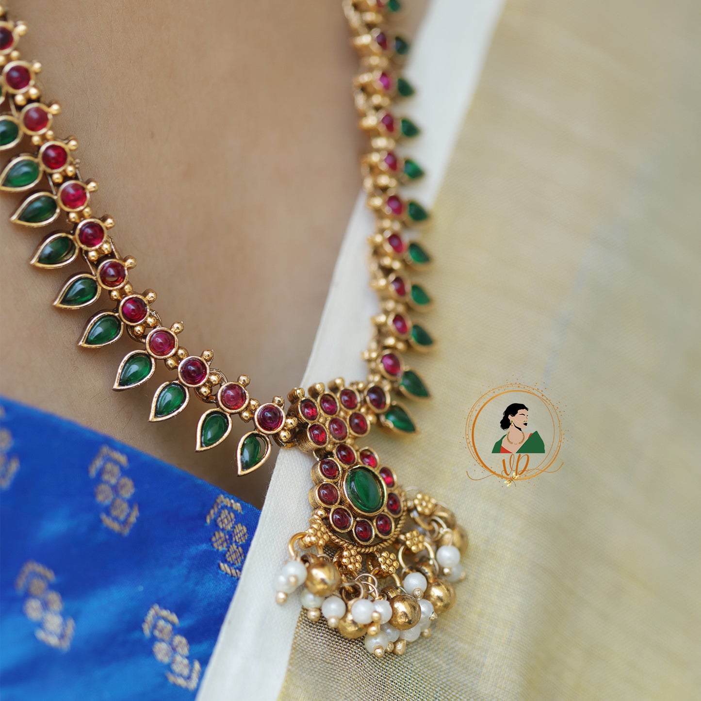 Ruby & Emerald Leaf Haram