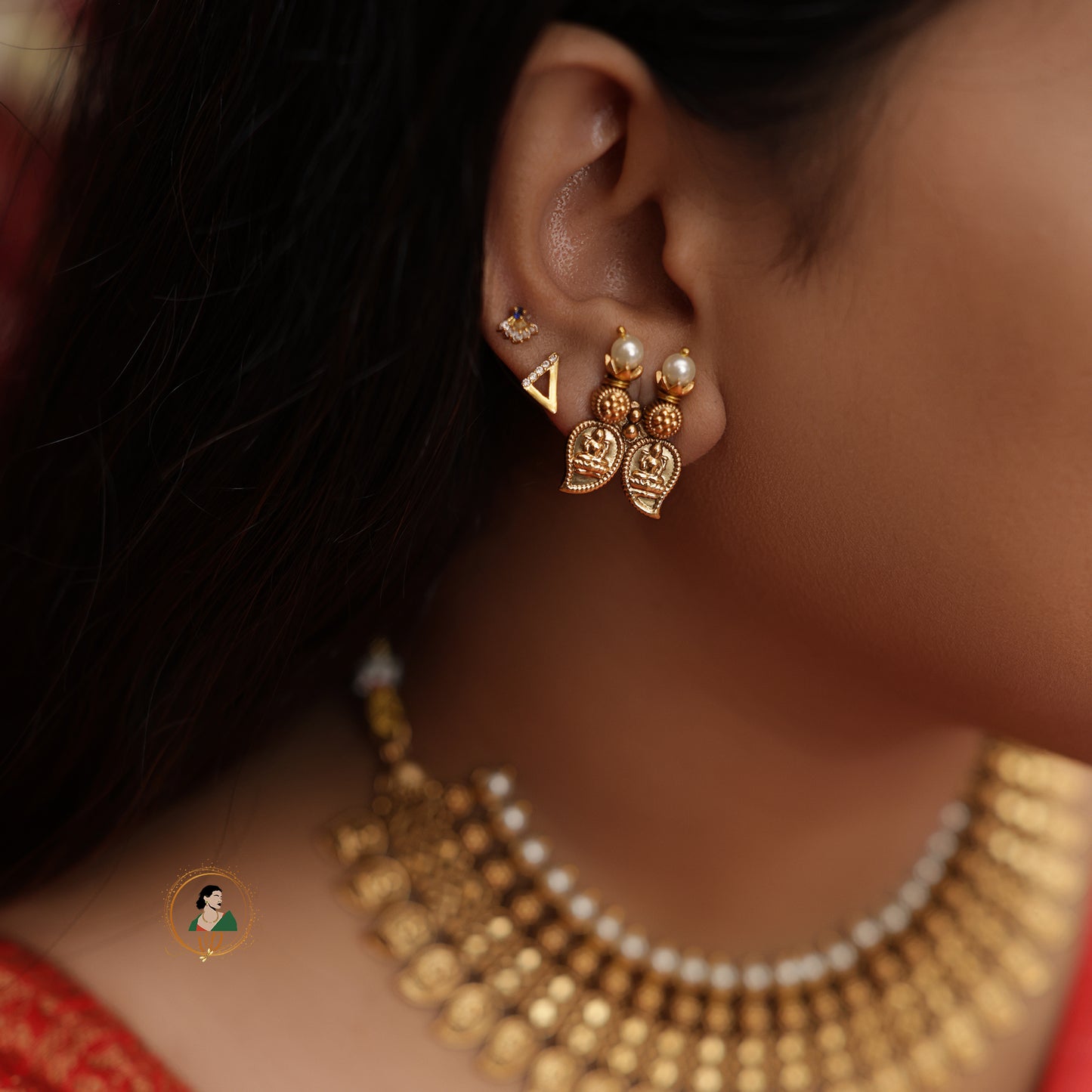 Traditional Antique Mango Necklace Set