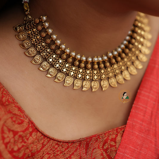 Traditional Antique Mango Necklace Set