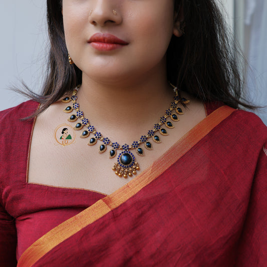 Paisley Sapphire Necklace