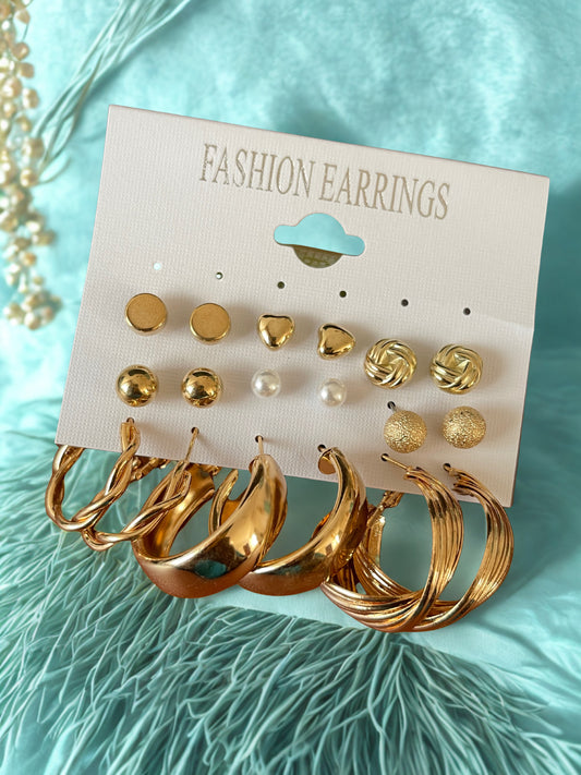 Sleek Earrings Set