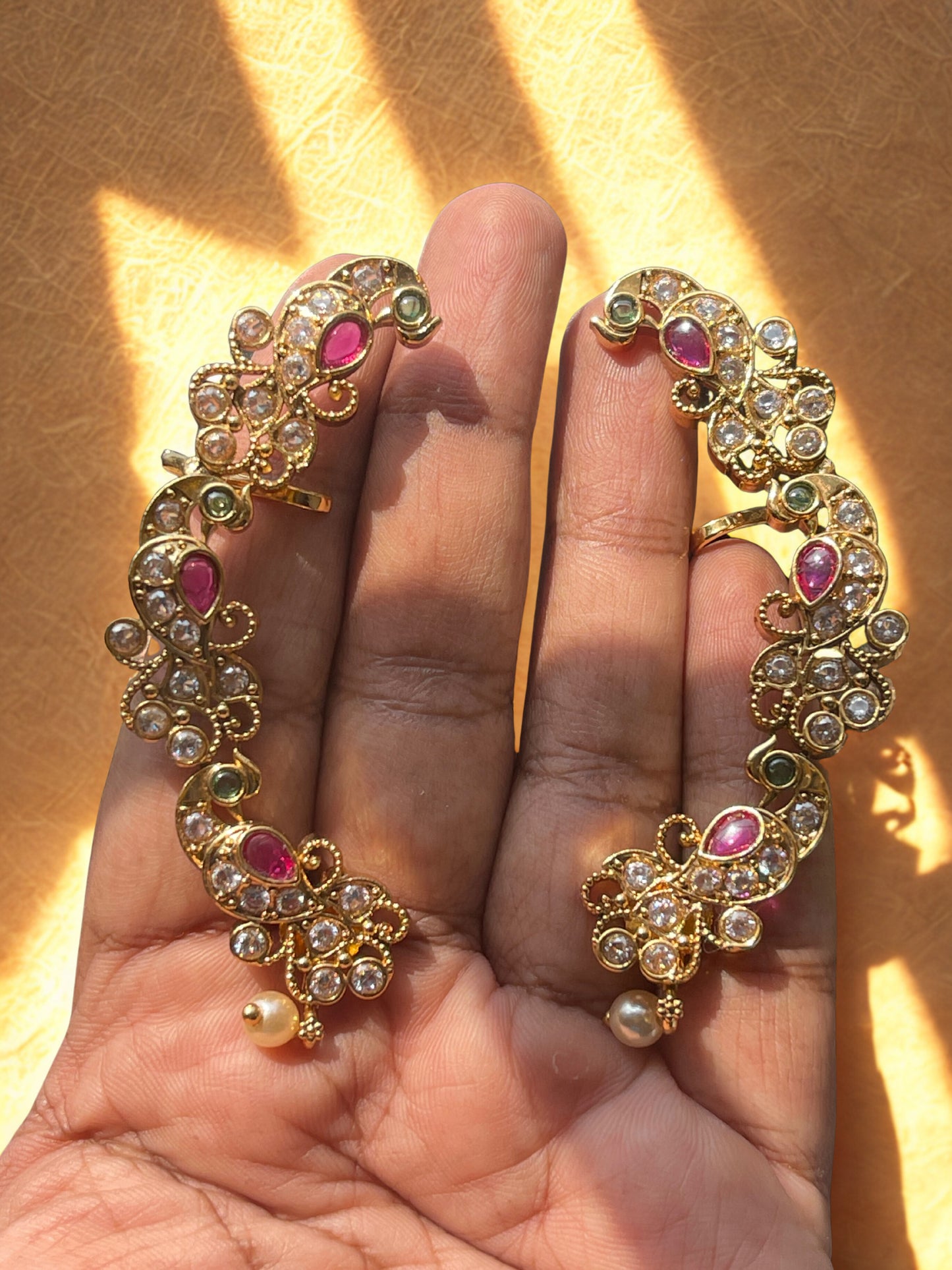 Vintage Stone Earcuffs