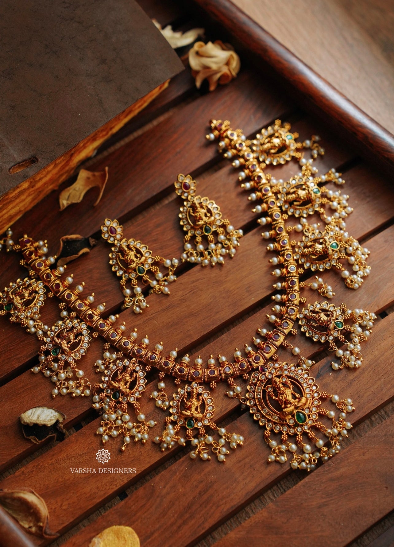 Antique Finish Guttapusalu Necklace