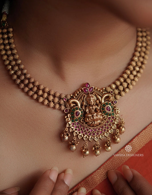 Antique Lakshmi Necklace Set
