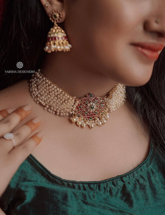 Bridal Guttapusalu Kemp Choker