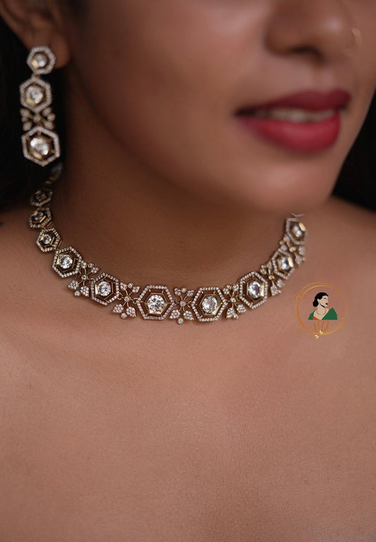 Diamond Look Zircon Stone Necklace
