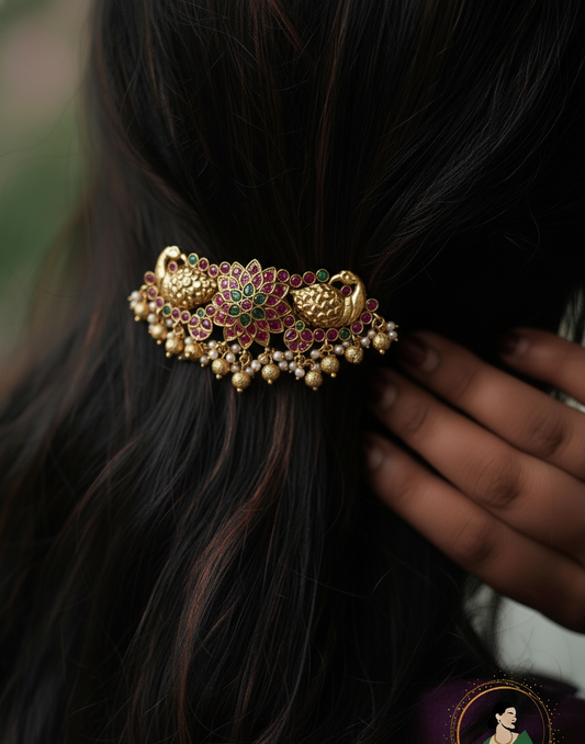 Gold Look Alike Kemp Hair clip