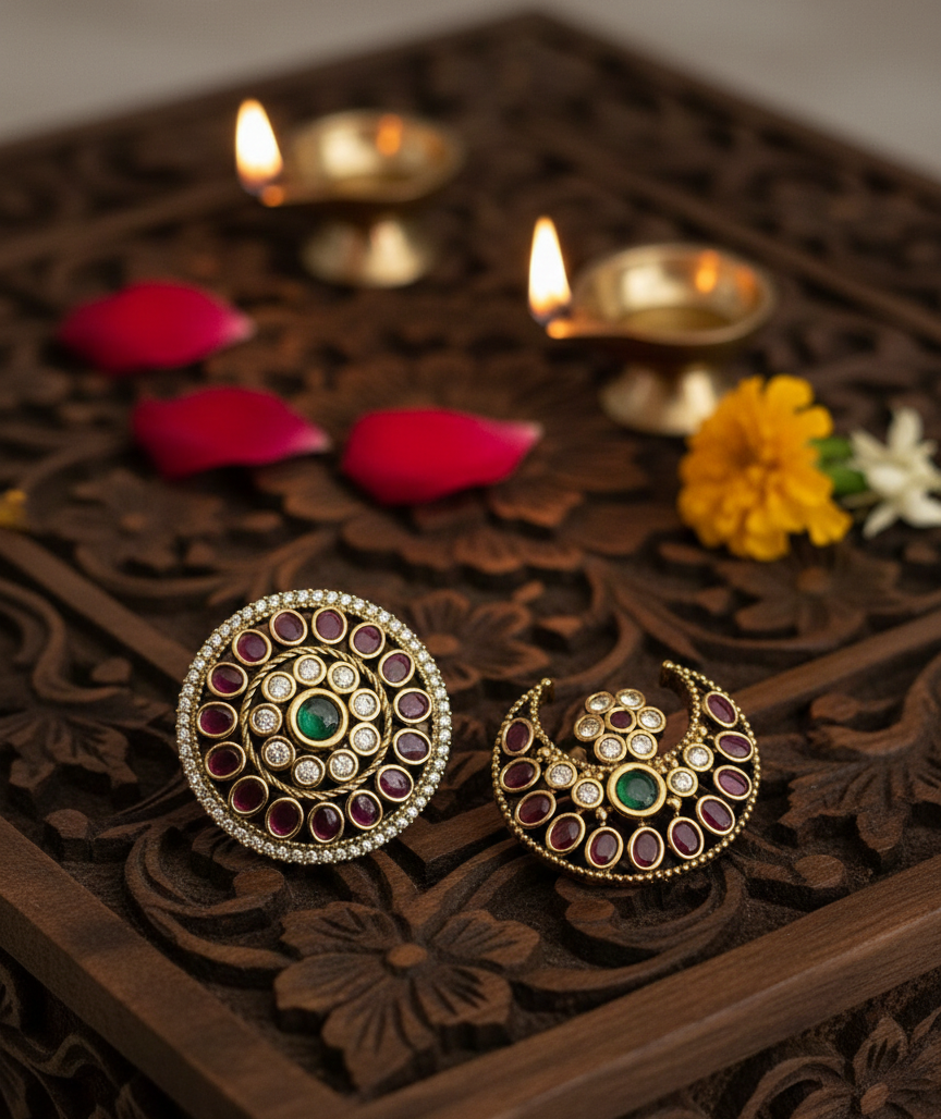 Kemp Surya Chandra Hair Ornaments