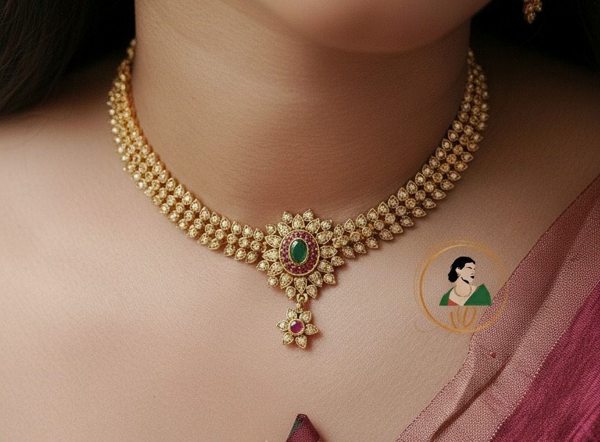 Elegant Stone Necklace Set