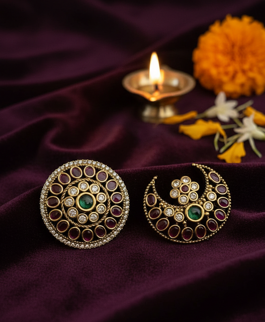 Kemp Surya Chandra Hair Ornaments