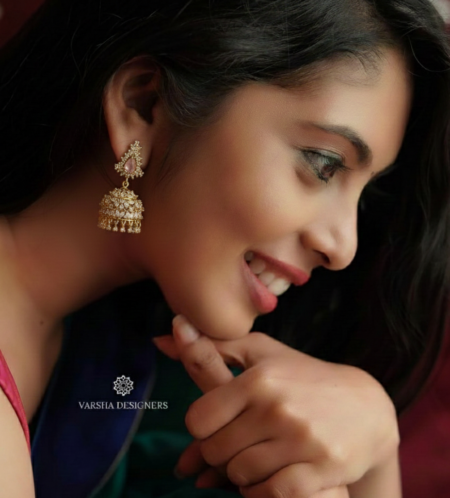 Adorable Baby Pink Jhumka