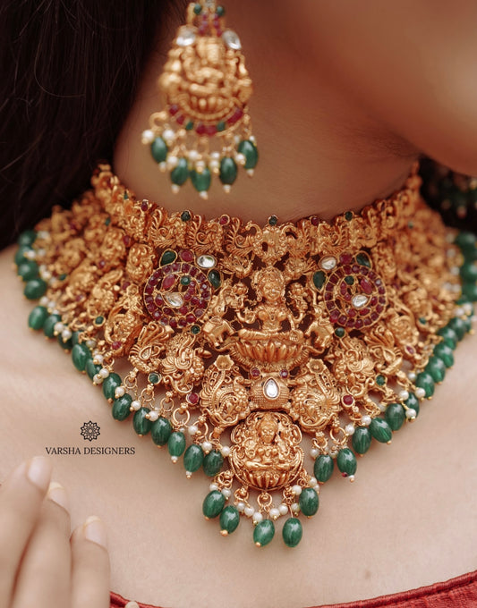 Heavy Matte Finish Bridal Choker
