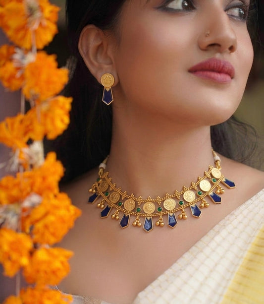 Sapphire Kasu Choker