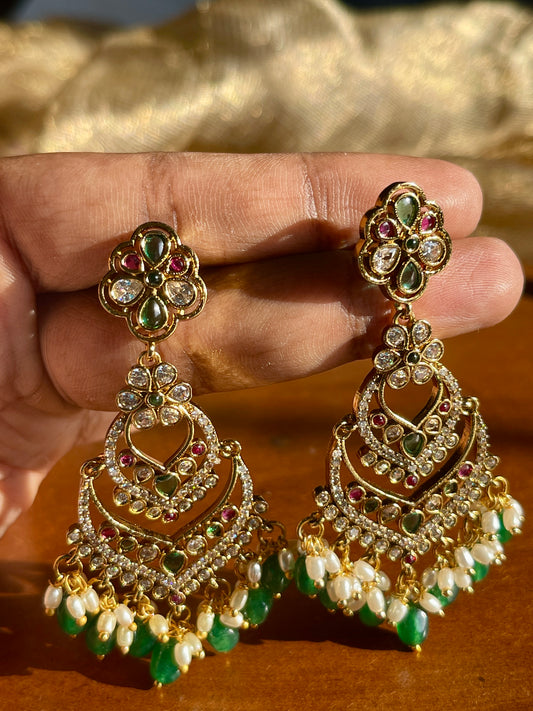 Stunning Layered Chaandbaali