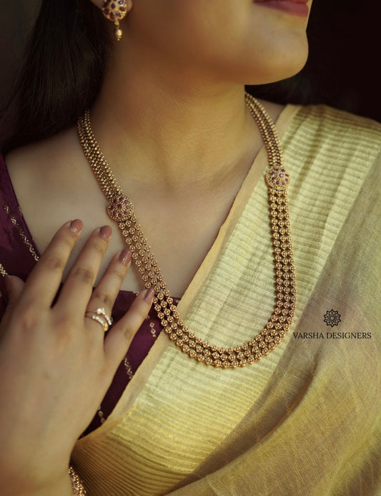 Classic Layered Golden Bead Haram