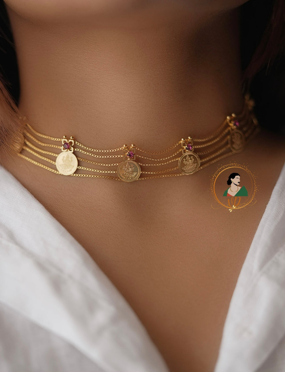 Vintage Coin Choker – Varsha Designers