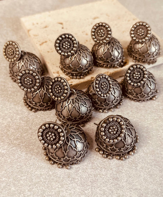 German Silver Jhumkas