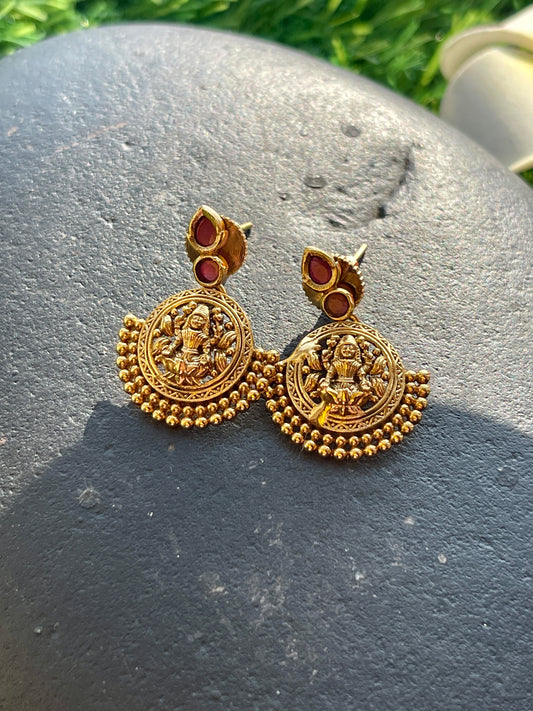 Ruby Temple Studs