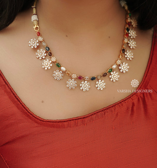 Navarathna Necklace set