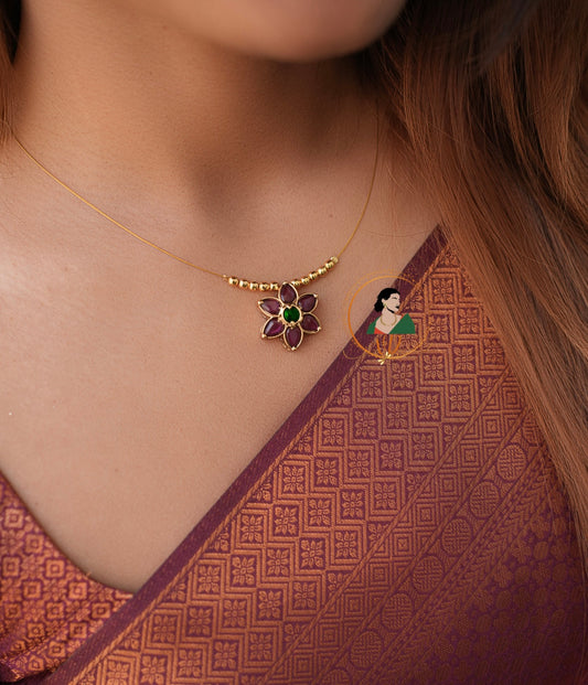 Invisible Floral Necklace