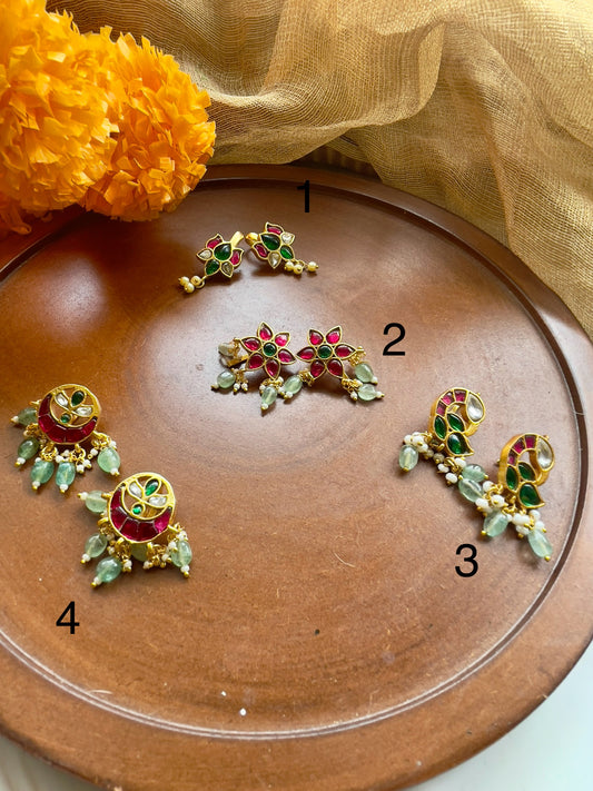 Jadau Kemp Bugadi Earrings