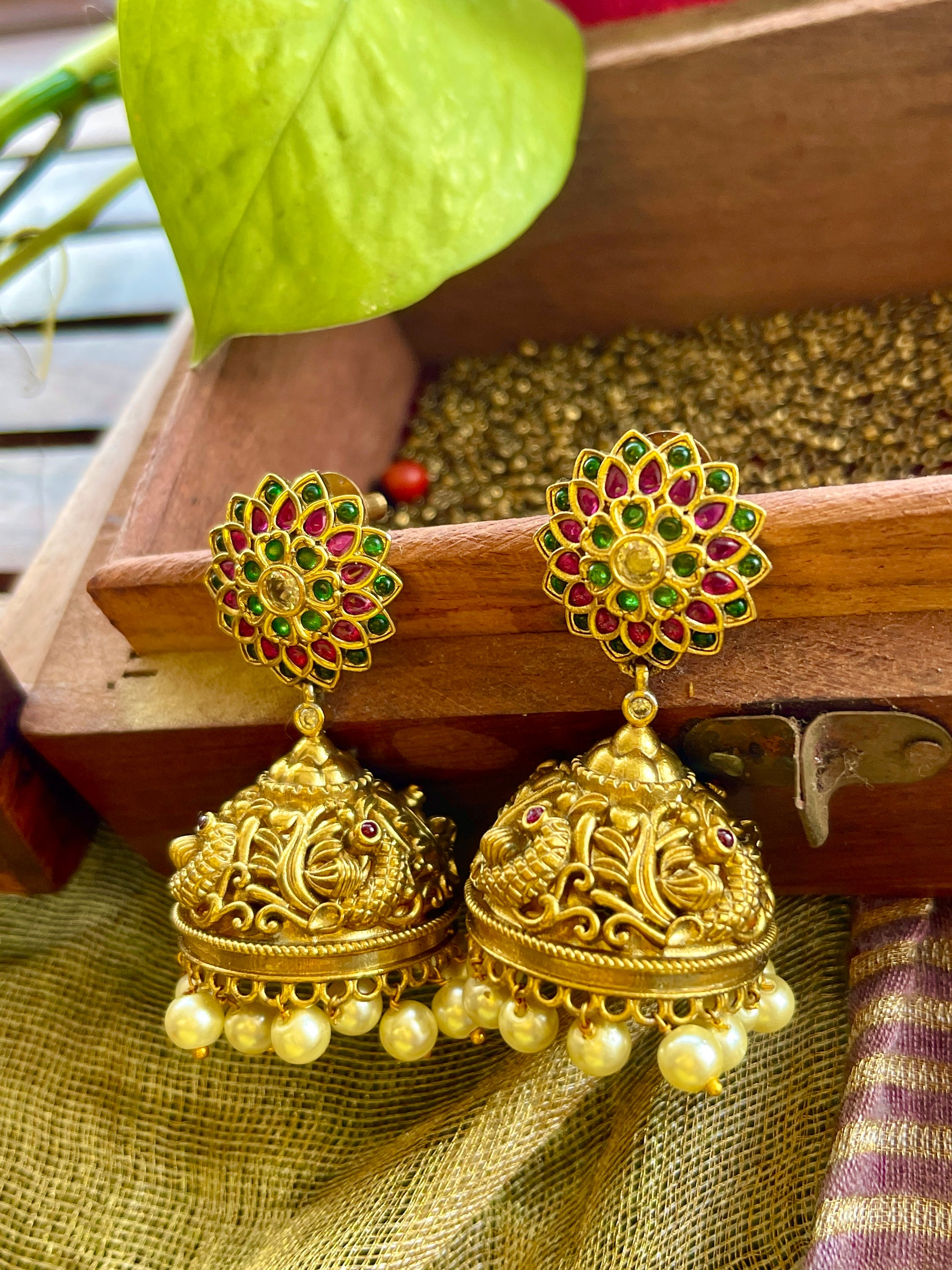 Kemp Antique Jhumkas