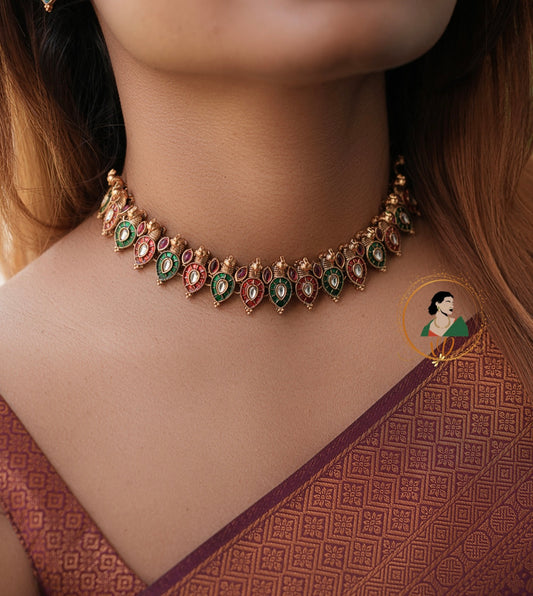 Kemp & Green Stone Necklace Set