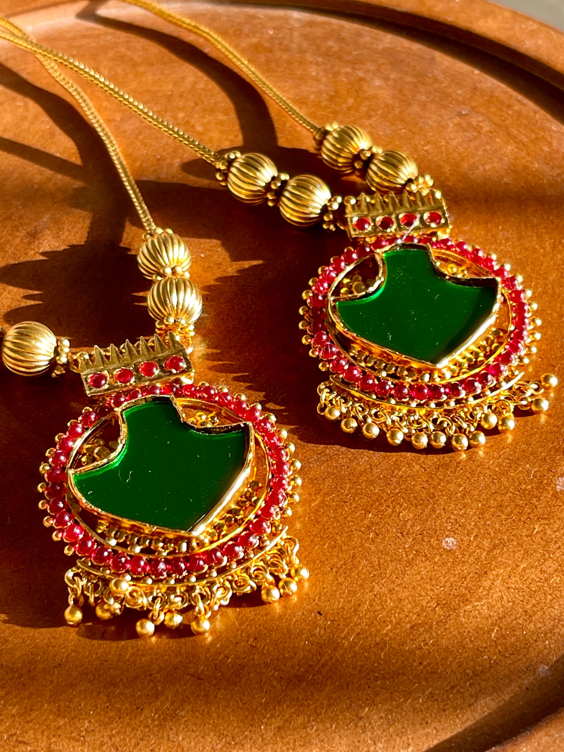 Kerala Style Palakka Necklace