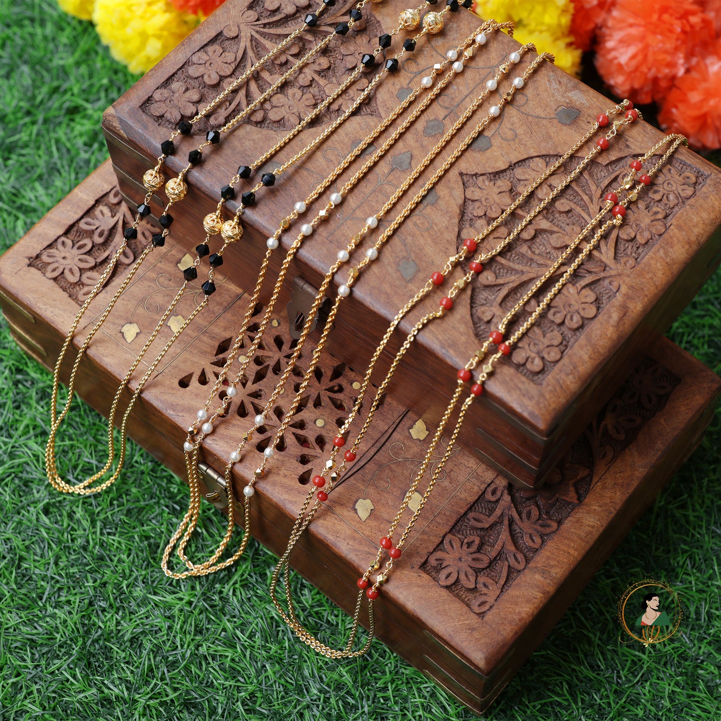Layered Beaded Long Chain