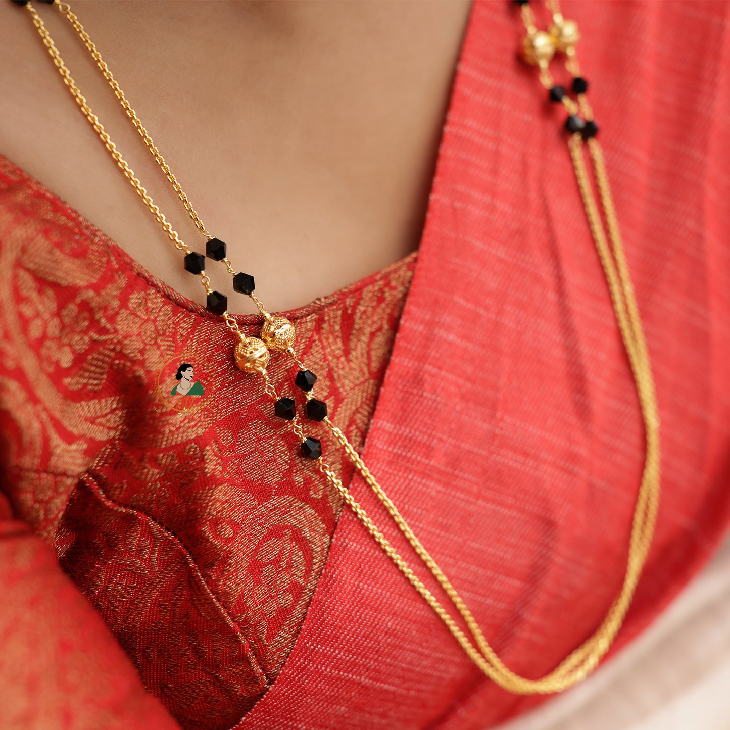 Layered Beaded Long Chain