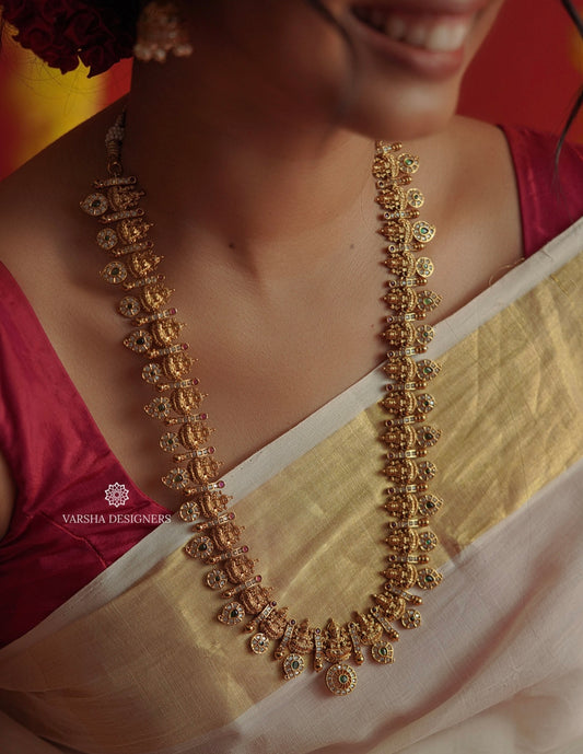 Matte Finish Bridal Nakshi Haram