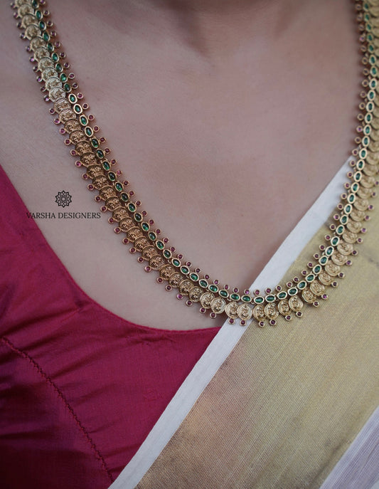 Matte Finish Kasula Haram Set