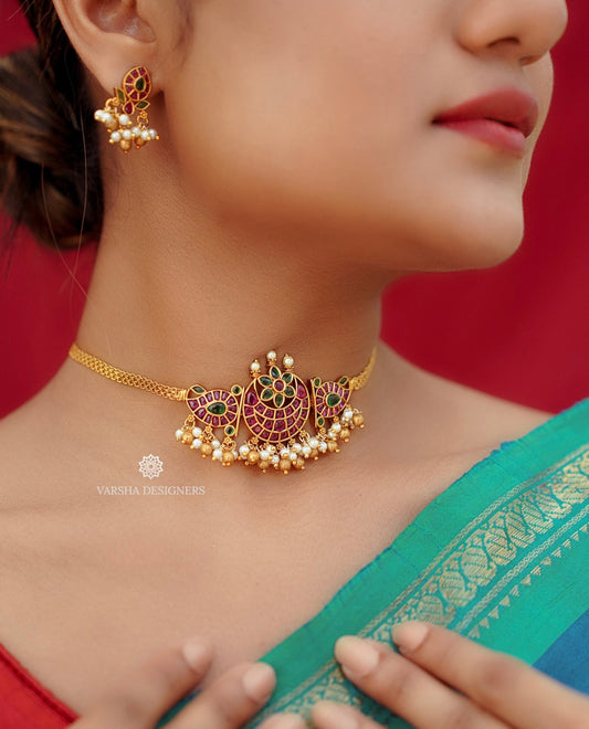 Matte Finish Kemp Choker Set