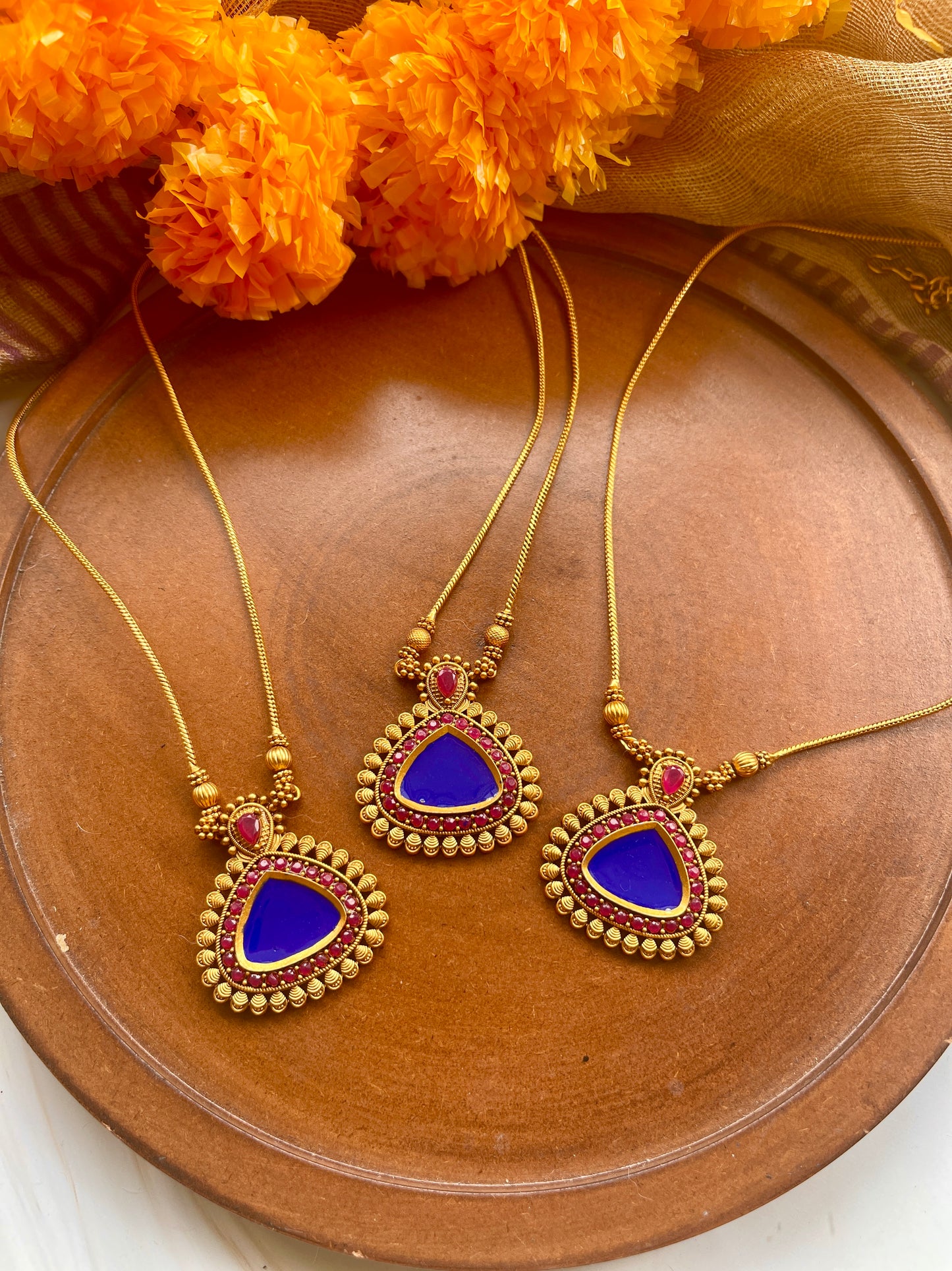 Sapphire Palakka Necklace