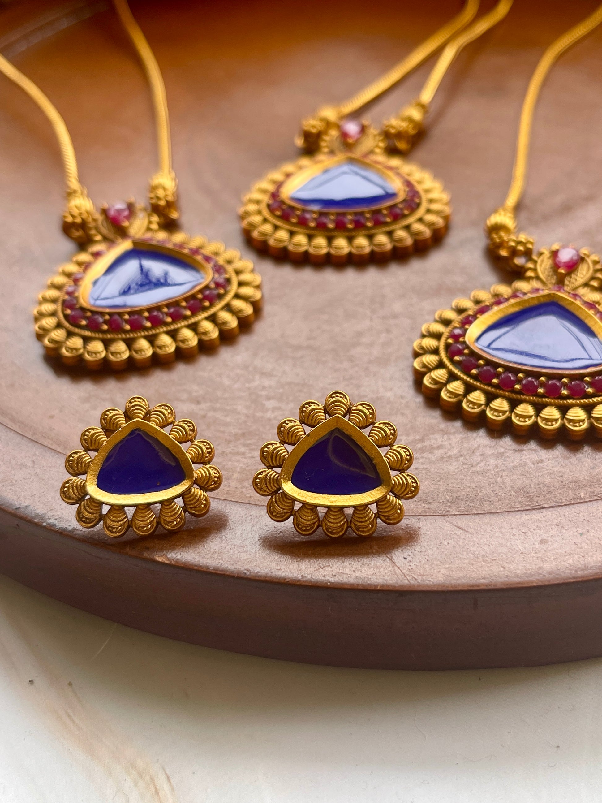 Sapphire Palakka Necklace