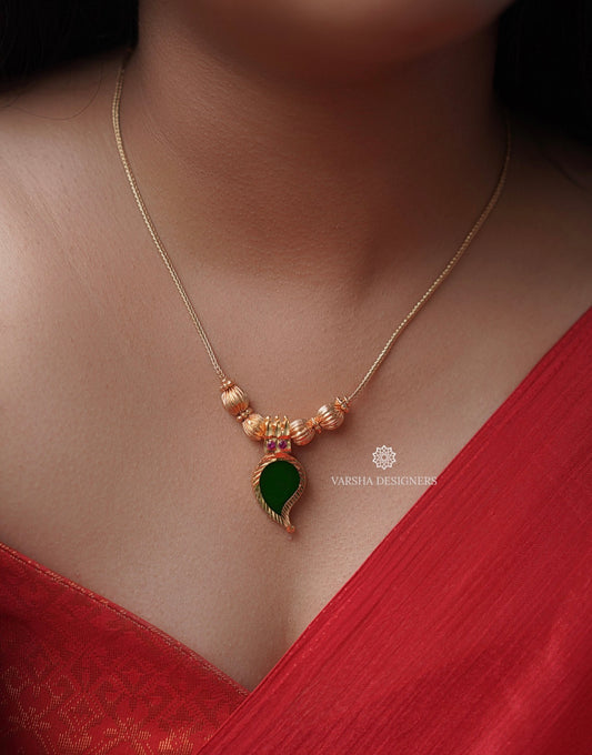 Simpe Karala Style Mango Palakka Necklace